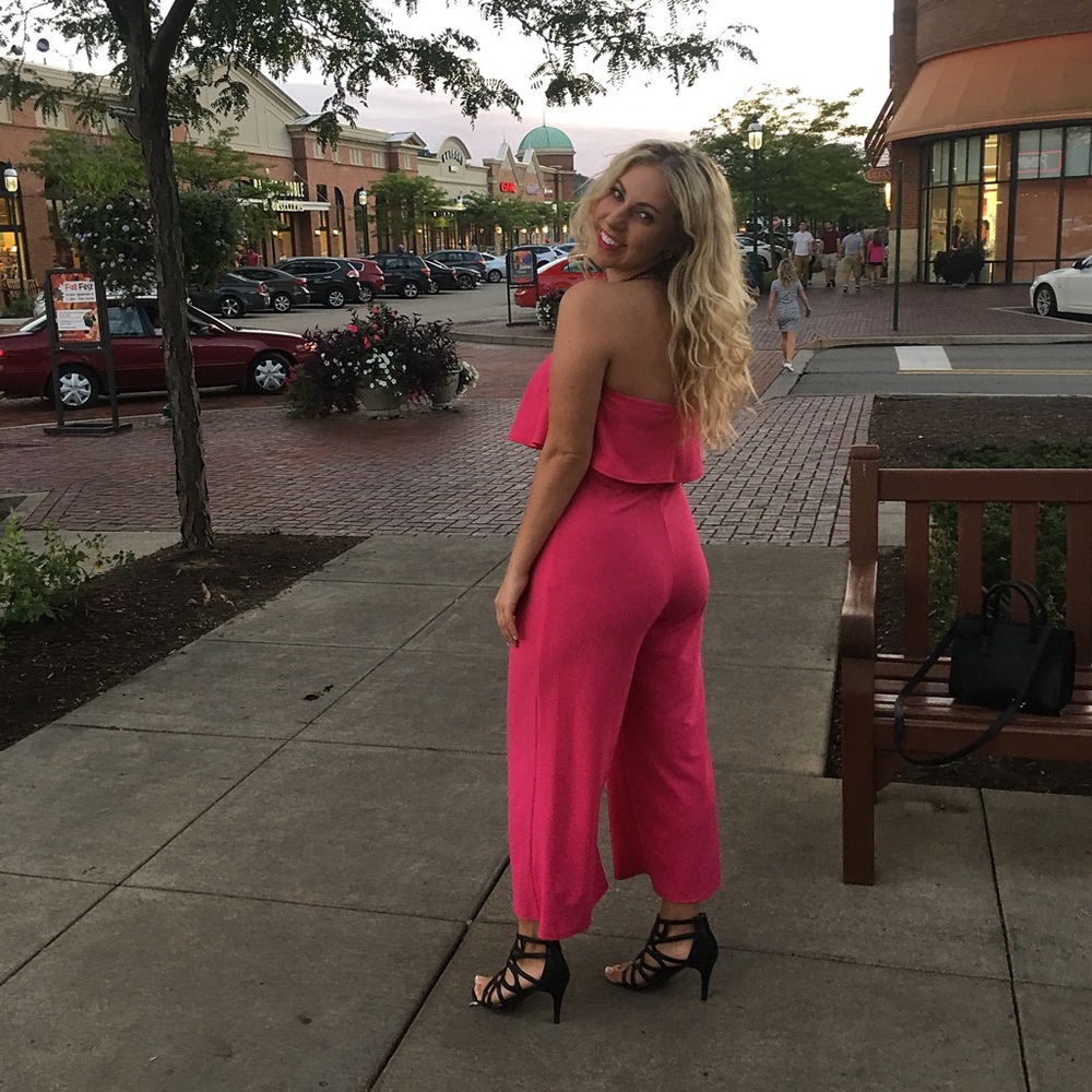 Pink pantsuit - Picture 2 of 2